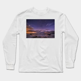 Mynydd Illtud at Night Long Sleeve T-Shirt